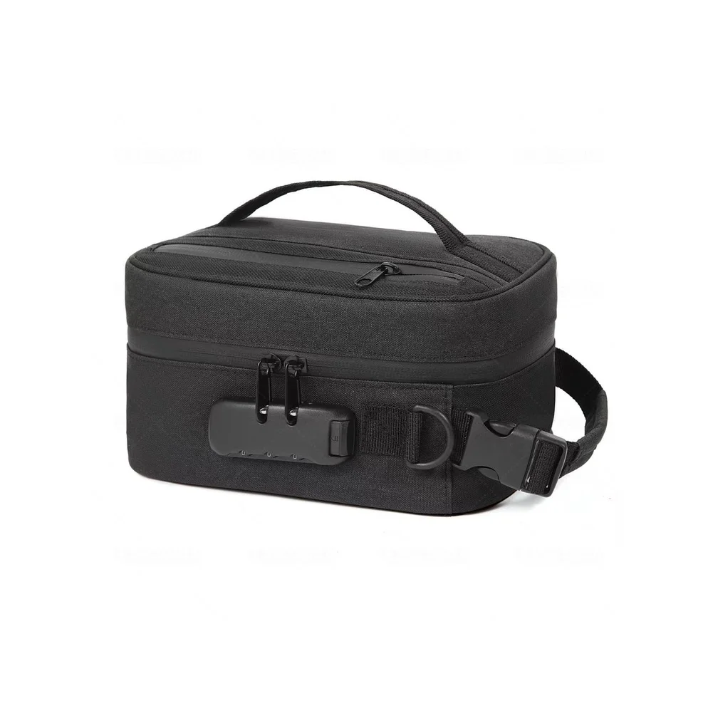 Smell For Proof Storage Bag with Lock and Removable Dividers for Efficient Packing of Bulky For Travel Essentials
