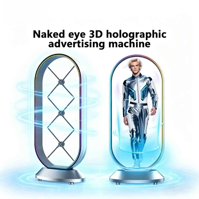 3D LED Hologram Fan for Outdoor Bare Eye Visual Display Commercial Advertising Promotion Equipment