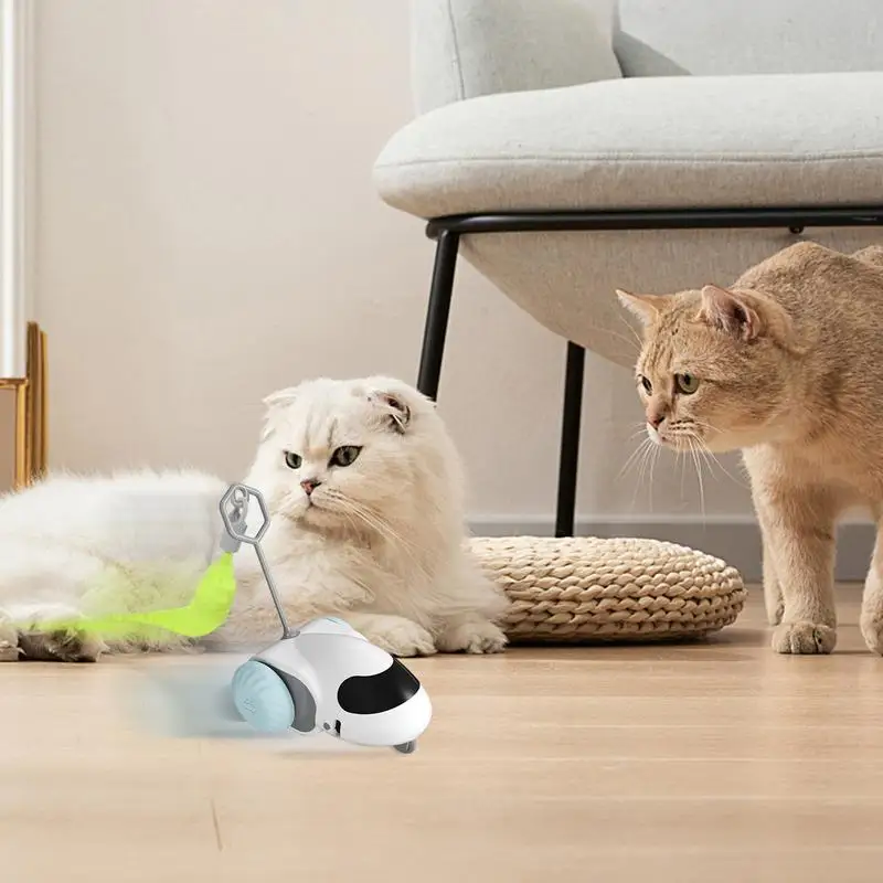 Smart Cat Toy Car Automatic Moving Remote Controlled Toy Car For Cats Dogs Interactive Playing Training Pet Supplies