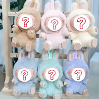 Anime Figure Kawaii For Labu V3 Blind Box Have A Seat Series PVC Pendant Doll Model Toy Monster Keychain Kids Birthday Gifts