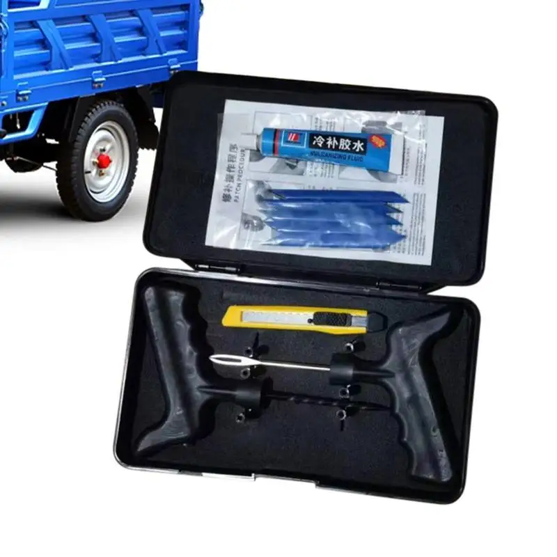 

Vulcanizing Fluid Universal Truck Tire Repair Glue Kits Flow-Seal Insert Repairs Electric Car Motorcycle Rubber Repair Glue For