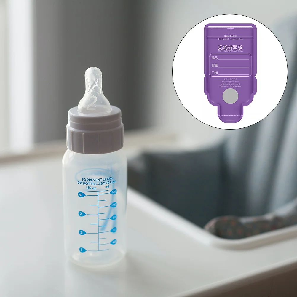 30 قطعة أكياس مسحوق الحليب المتاح أكياس تخزين حليب الثدي المحمولة الصغيرة مختومة تخزين الحقائب لتغذية الطفل السفر #2