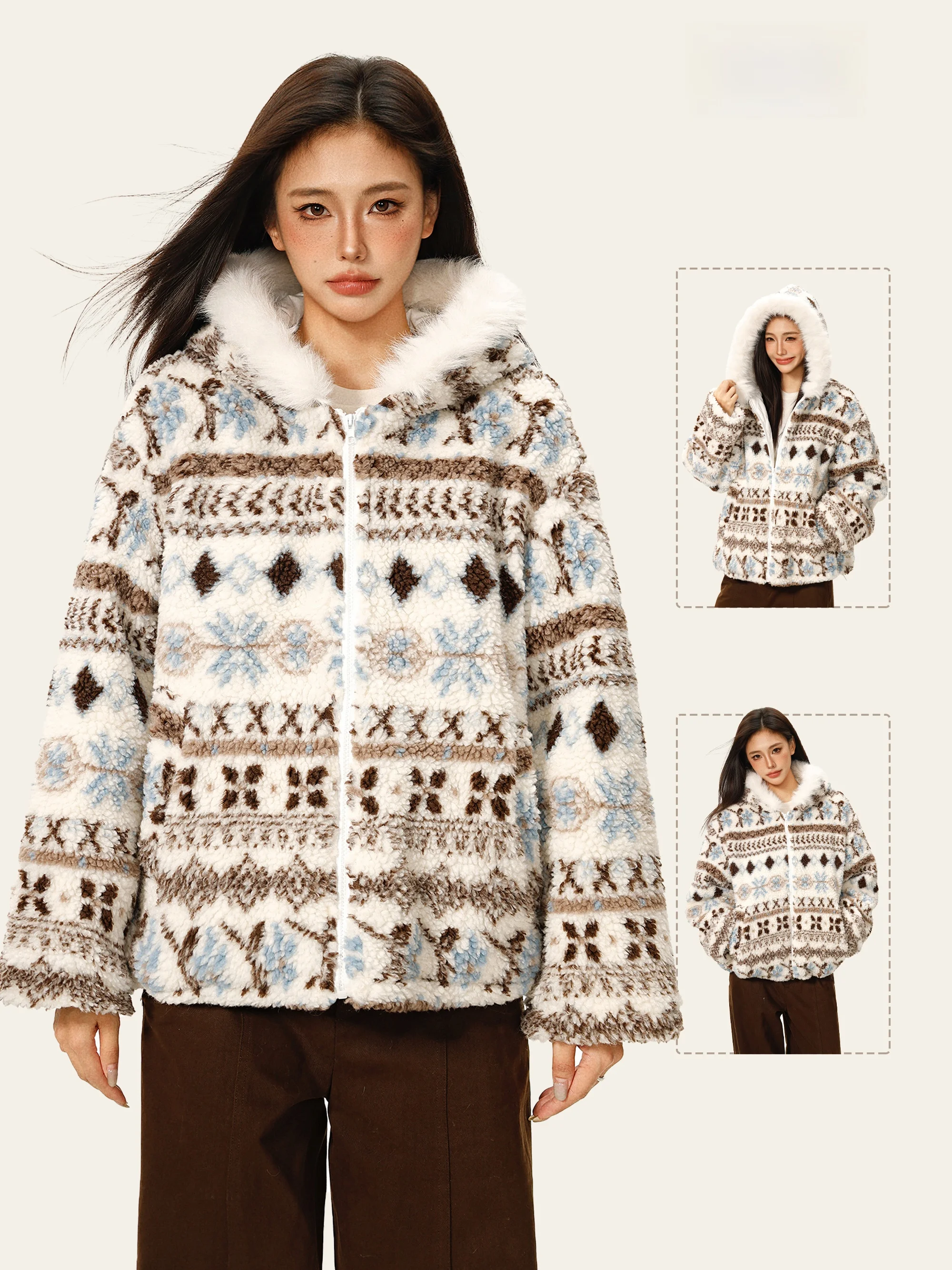 

Женская утепленная хлопковая куртка LmziHei с капюшоном, на подкладке, теплая зимняя верхняя одежда на молнии, с длинными рукавами, для повседневной носки