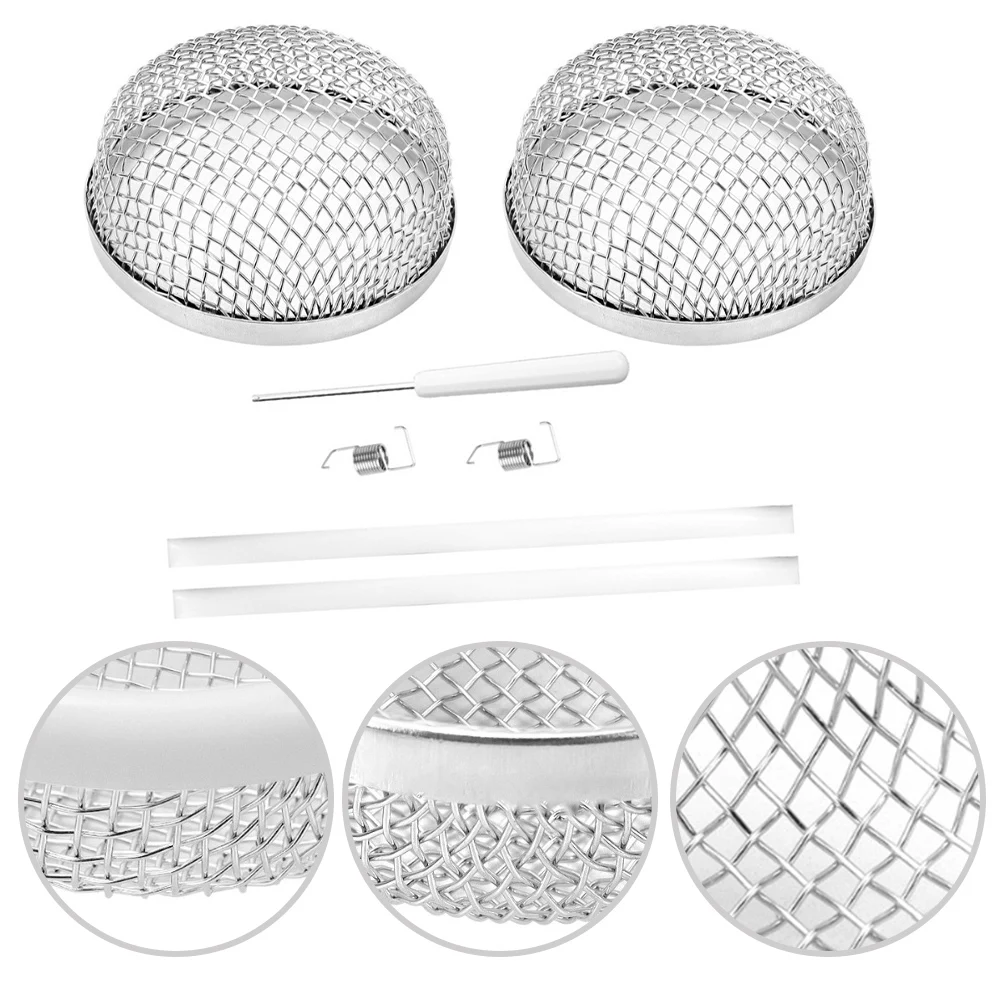 

Easy Installation Mesh Screens Maintaining Airflow Oxidation Resistance For RV Heating Vents Installation Tools Included Kit