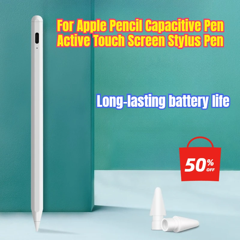 

Для Apple Pencil Емкостная ручка Стилус с активным сенсорным экраном