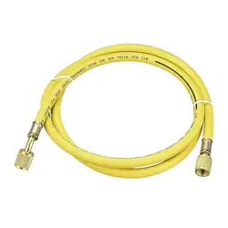 Car AC Refrigerant Charge Hose 59 Inches Manifold Gauge Refrigerant System R134a High Pressure Recharge Hose For Pressure Gauge