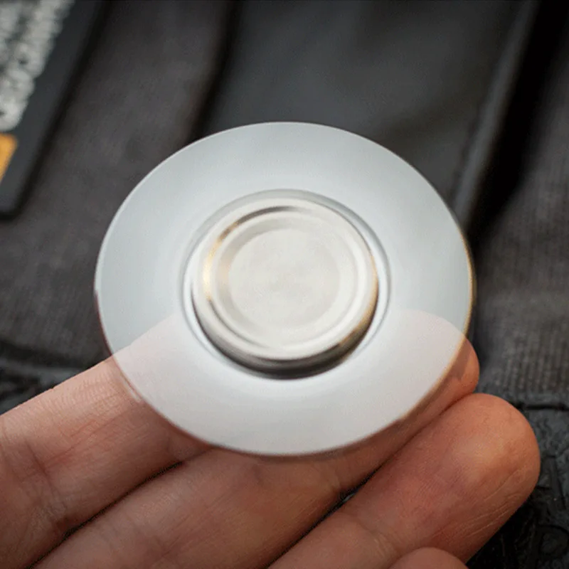 King Fidget Spinner main toupie pointe métal EDC Fidgeting soulager le Stress réduisant jouets Anti anxiété bureau rotatif