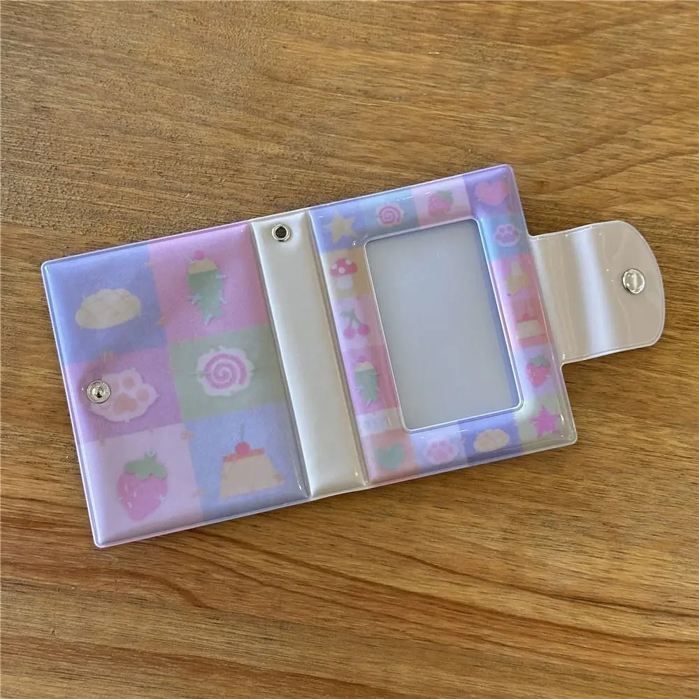 New PVC Photo Album Cartoon Mini Photocard Holder 3 Inch Idol Card Collection Book Student