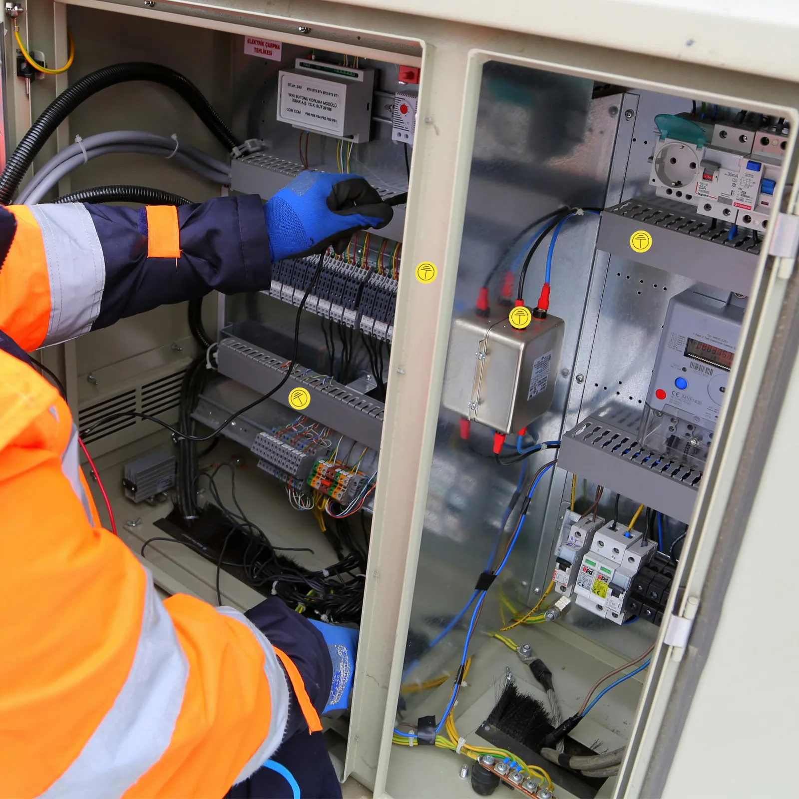 800-adesivos-de-simbolo-de-aterramento-circulares-para-identificacao-e-rotulagem-de-equipamentos-eletricos