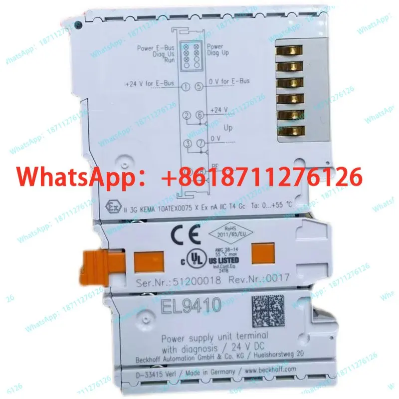 New Original Beckhoff Module EL1904 EL2904 EL6900 EL9011 Sold in Stock