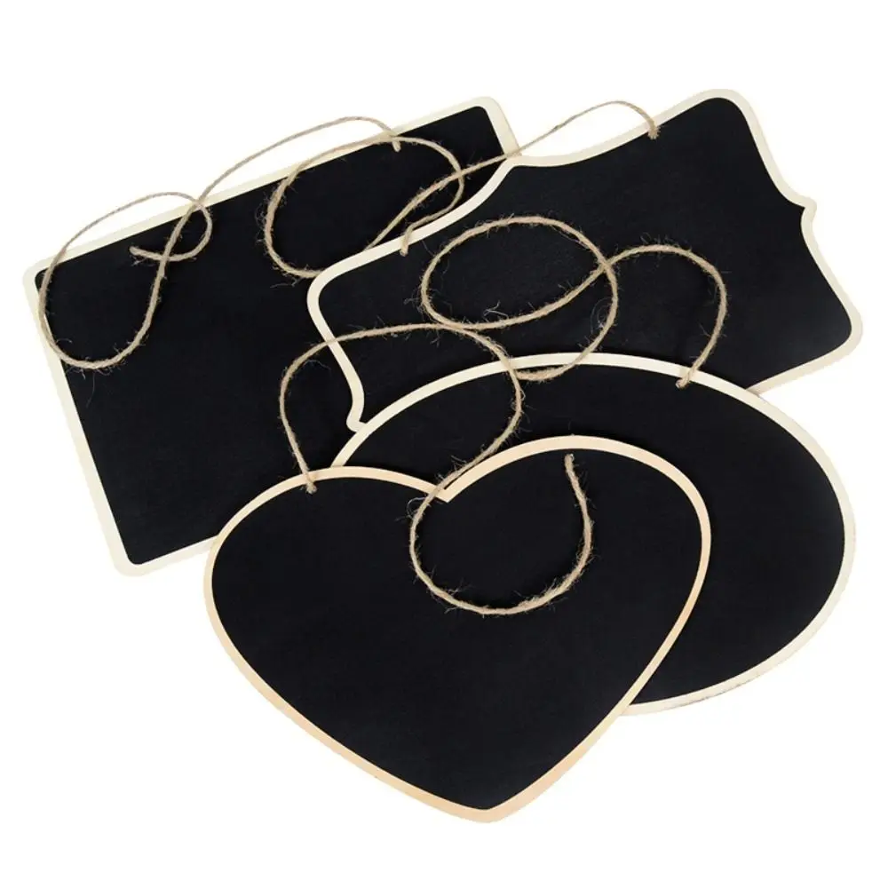 Portable Wooden Wooden Blackboard Hanging Plaque Ceremony Prop Sign Message Board Chalkboard Mr Mrs Bridal Shower Decoration