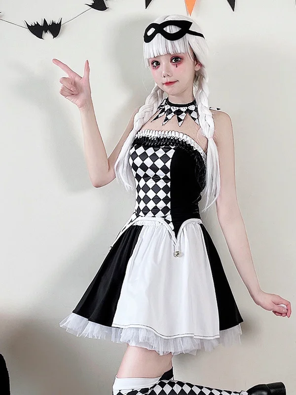 

Цирковой костюм на Хэллоуин 2024, наряд клоуна, костюм совы для косплея, ролевой костюм китайского производства, весна 2024