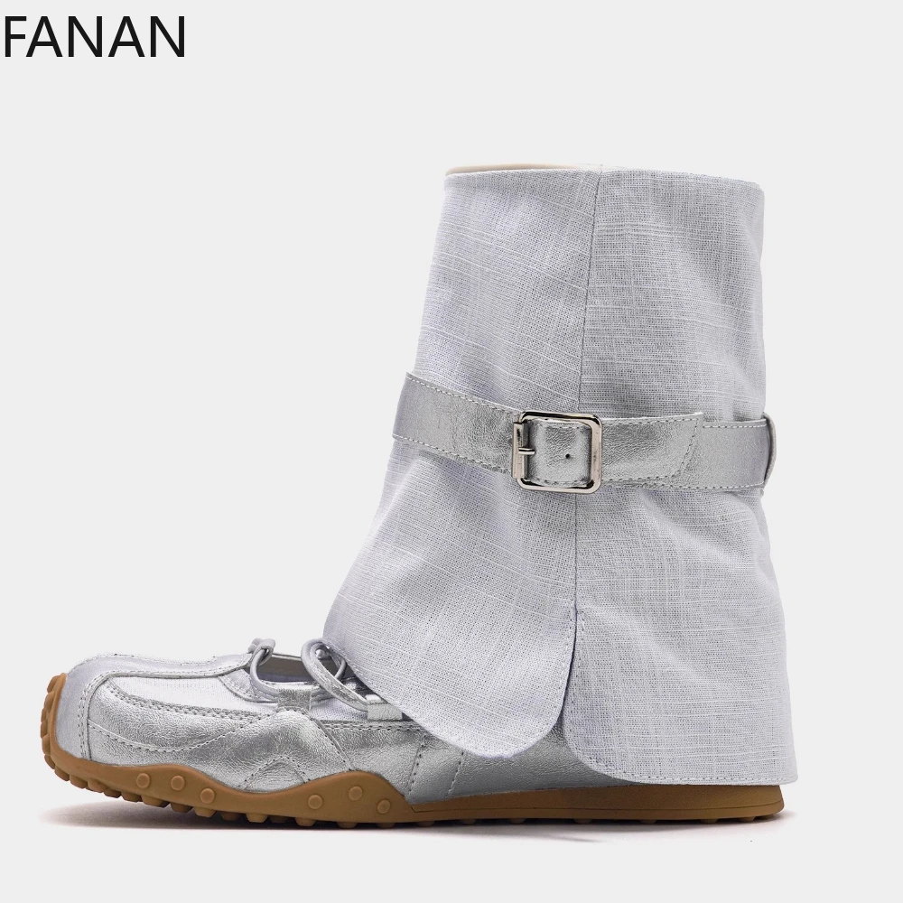 

Original Design Fashion Slippers Heel 3CM Ballet Shoes Women's Platform Flats Mary Jane Shoes Cool Boots Pile Sandals Boots