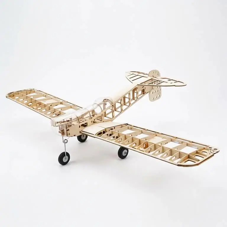 バルサ材飛行機キット,レーザーカット,フレーム,ドイツ製,1020mm