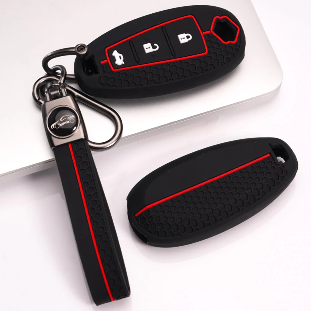 Key Fob Case With Lanyard For Suzuki Swift Vitara SX4 Baleno Ciaz Ertiga Ignis Kizashi S-cross Alivio Secure Grip Comfortable