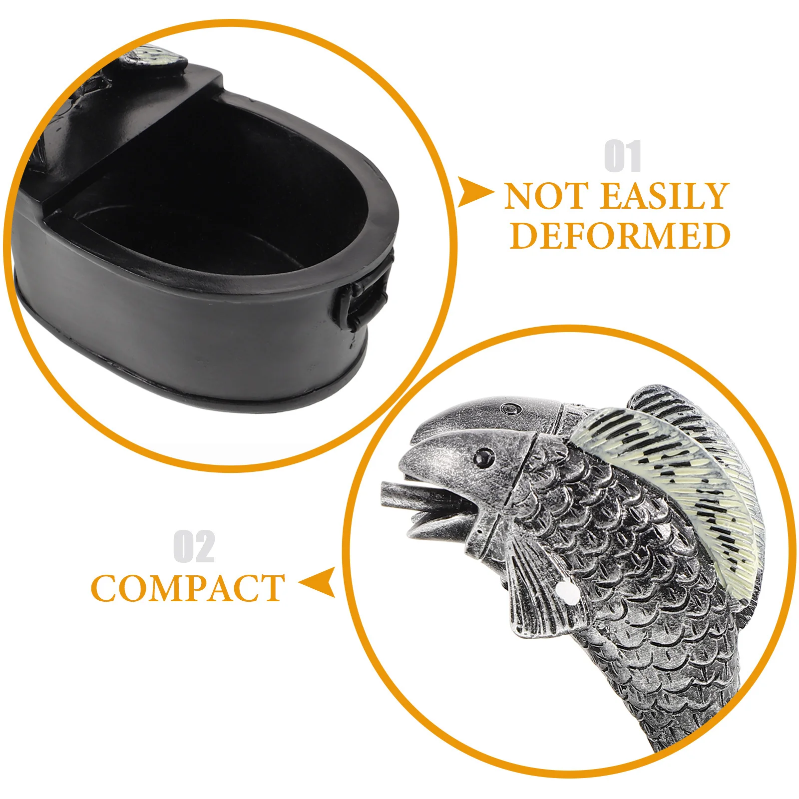 

Фонтан-водопад для аквариума, циркуляционный, из смолы, прочный, гидропонная ваза для декора сада, для использования в помещении и на улице