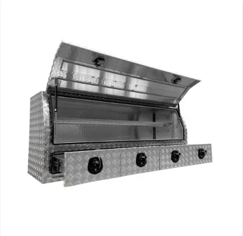 Aluminum Side Opening Truck Tool Box With Drawer