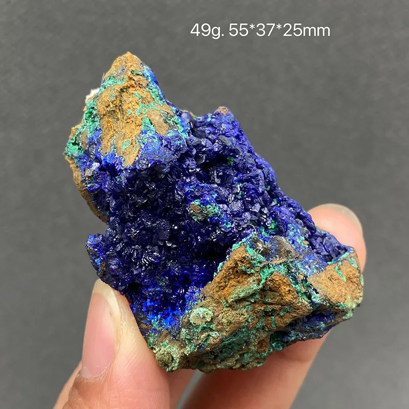 100% natural azurite and malachite symbiotic raw stone mineral specimen healing crystal gem collection