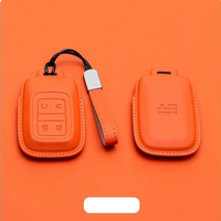 For Chery Jetour G700 ZONGHENG 2025 2026 Leather Car Smart Key Case Cover Keyless Remote Entry Fob Case Keychain Accessories