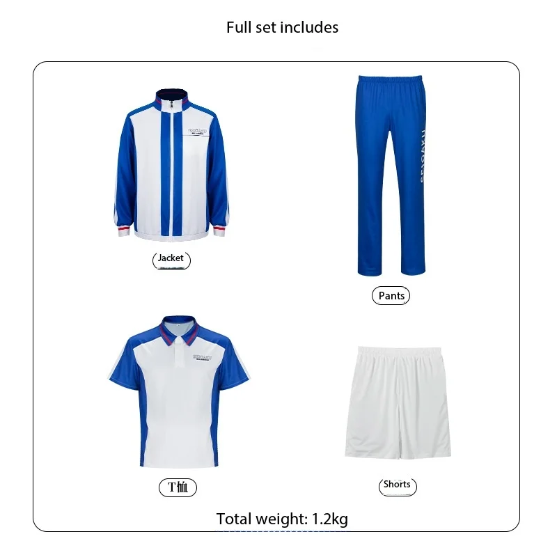 Tennis Anime Ryoma Echizen Tezuka Cosplay Costume Embroidery Jerseys Seigaku Tennis Club Tracksuit Shorts Trousers Shirts Hat view 4