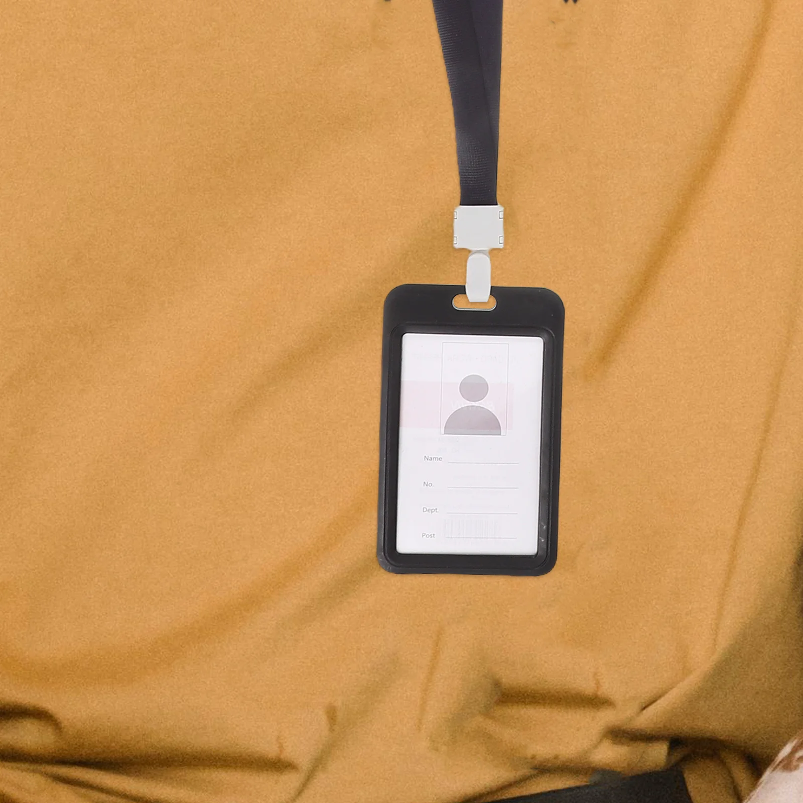 

9Pcs Dual Sided Id Card Holder Lanyard Work Badge Office School Staff Student Easy Replacement Work Card Holder