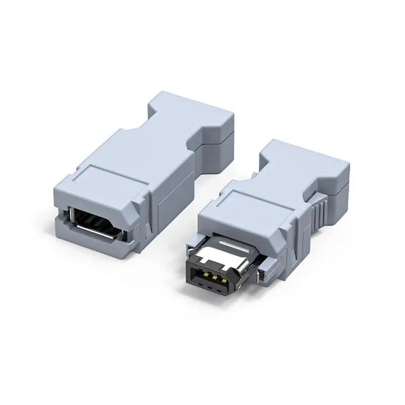 SM-6P Connector 1394 Encoder Plug Compatible with Yaskawa Panasonic Delta Servo Driver Plug-in Connectors for 16-28AWG Wire