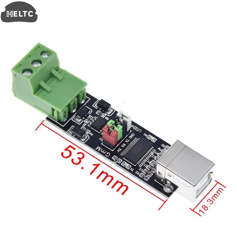 1Pcs USB To TTL/RS485 Dual-Function Dual-Protection USB To RS485 Module