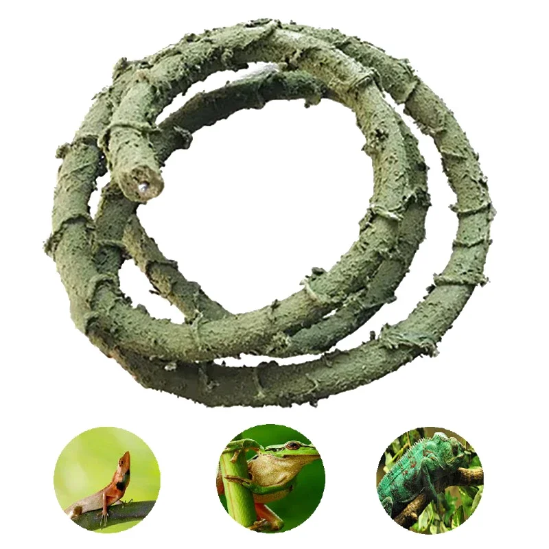 

Reptile Flexible Bend-A-Branch Jungle Vines Pet Habitat Accessories Reptile Plants Terrarium Decor Hide Shelter Geckos Scorpions