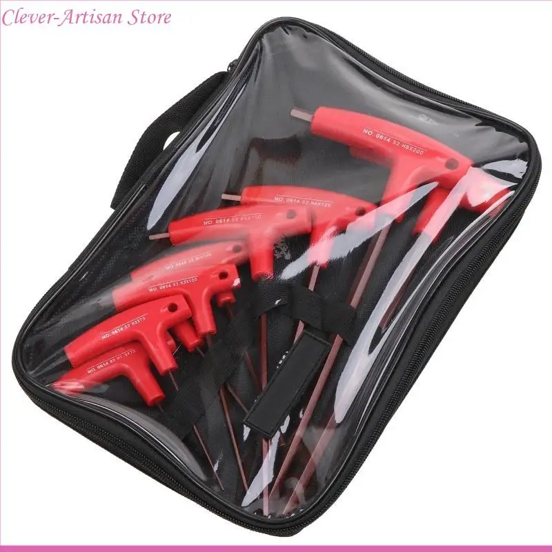 E06B 9 Pieces/Atur Tahan Tahan Untuk Set Kunci H1.5-H10 T-Handle Allen Wrench Set untuk fakta