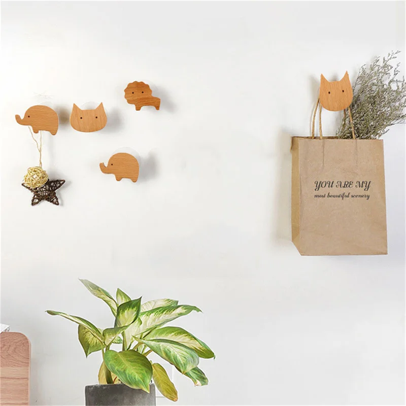 

Деревянные крючки для выдвижных ящиков, декор комнаты, крючок для животных, настенный брелок, крючок для пальто, домашний шкаф, симпатичный деревянный крючок, вешалка, кухонные аксессуары