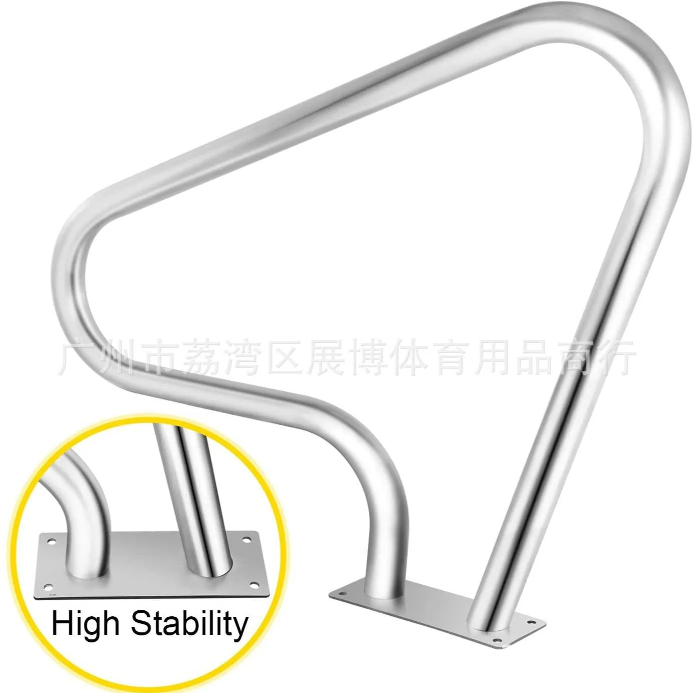 304 Stainless Steel Swimming Pool Handrail Escalator Multi Size Handrail For Pools