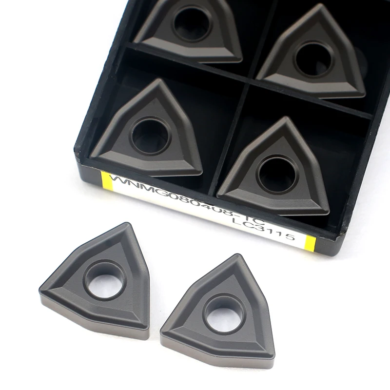Imagem -04 - Ferramenta de Torneamento Original Carbide Insert Metal Lathe Usinagem para Ferro Fundido Ferramentas de Corte Wnmgo8o4o8-tc Lc3115