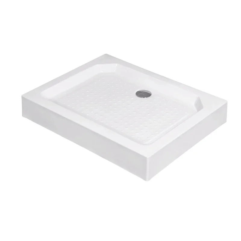 Square/Rectangle Style Acrylic Bath Shower Tray Bottom Base For RV Boat House Thickened Anti Slip