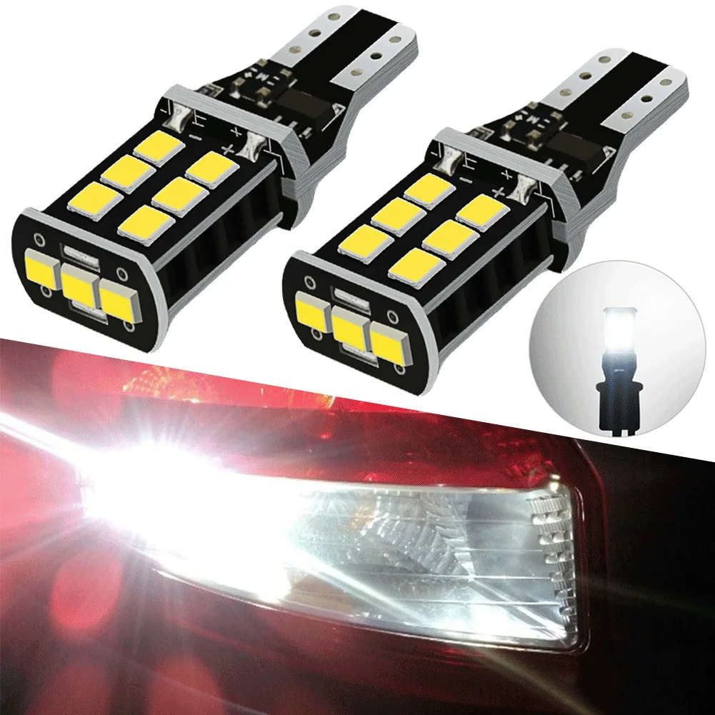 Super Bright White Canbus Led Bulb For Car Backup Reverse Light 912 921 T15 W16W