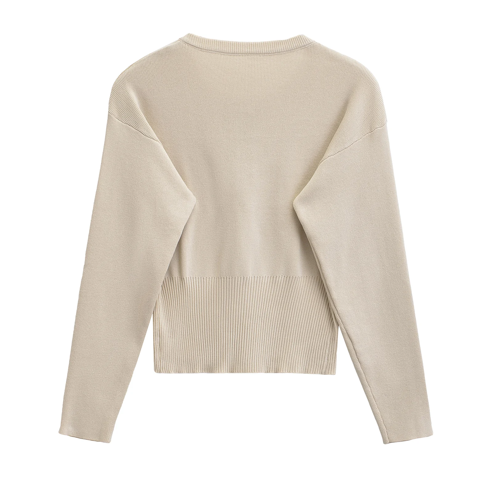 Cardigan Women Sweater Button Long Sleeve Top Autumn Winter Clothes Female Black Knitted Sweaters 2142/114