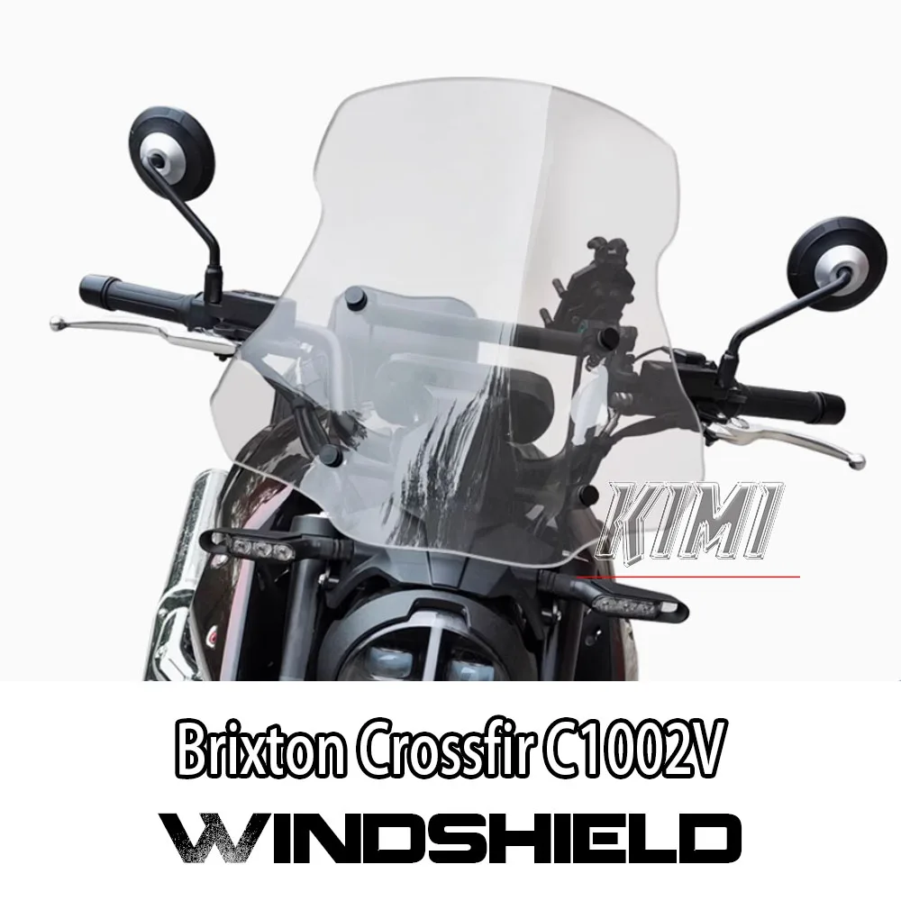 

FOR Brixton Crossfir C1002V Motorcycle Modified Windshield C1002V Dedicated Front Windshield Heightened and Widened