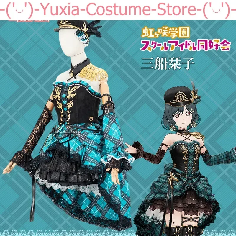 Anime! Lovelive!School Idol Project Mifune Shioriko Lovely Dress Uniform Cosplay Costume Halloween Party Suit For Women 2021 NEW