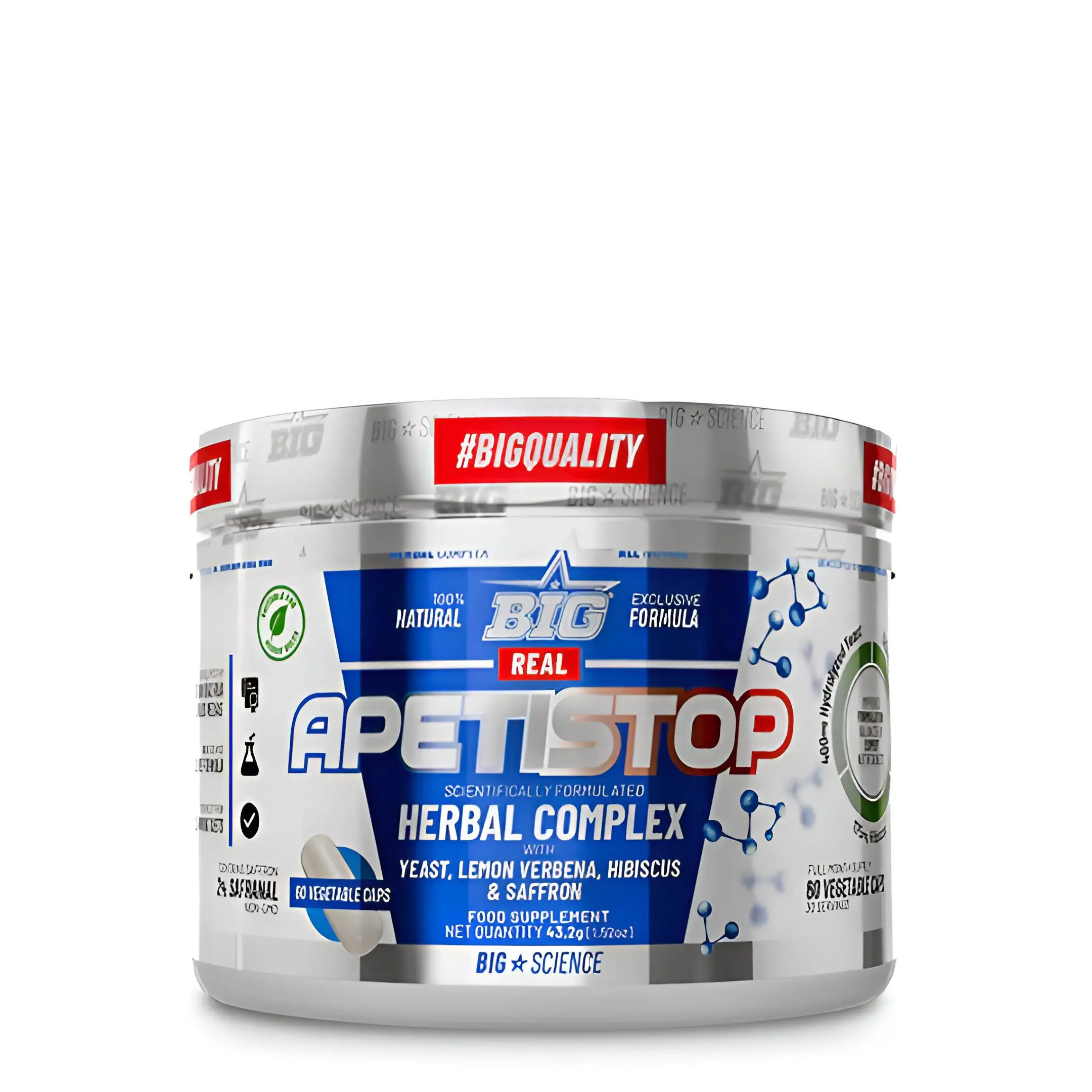 Big Supps - Real Apetistop – Saciante Natural para Bajar de Peso y Controlar el Apetito - BIG