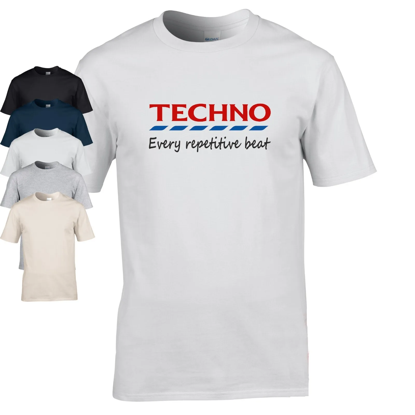 Techno T-Shirt Dance Rave Musik Electronica Ambient EDM Tesco Parodie