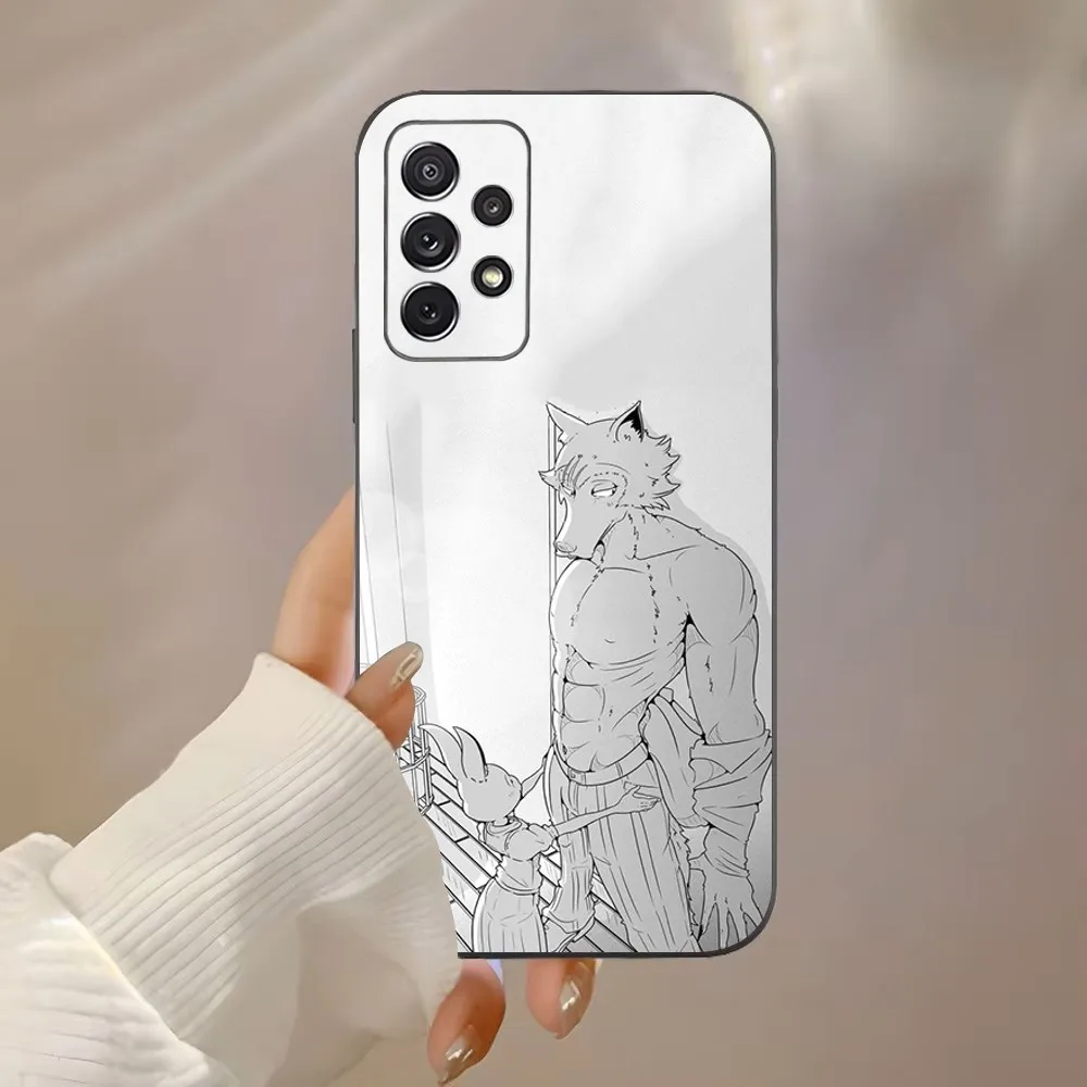 A-Anime B-BEASTARS-S Phone Case For Samsung Galaxy A91,A80,A73,A72 ,A71,A53A52,A32 ,A31A22,A21s,A20,Black Cover