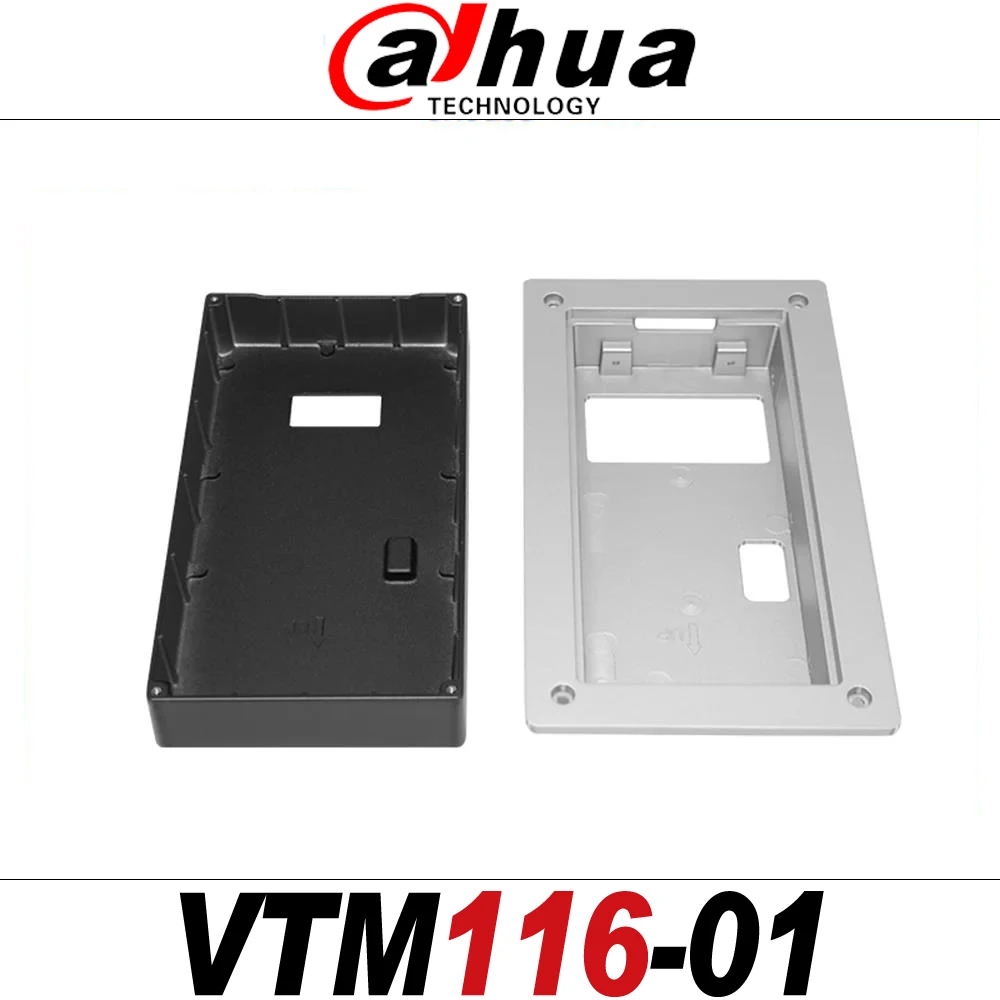 Dahua 오리지널 VTM116-01 플러시 마운트 박스, 야외 스테이션 비디오 인터콤 벽 브래킷, VTO3221E-P VTO6221E-P 액세서리