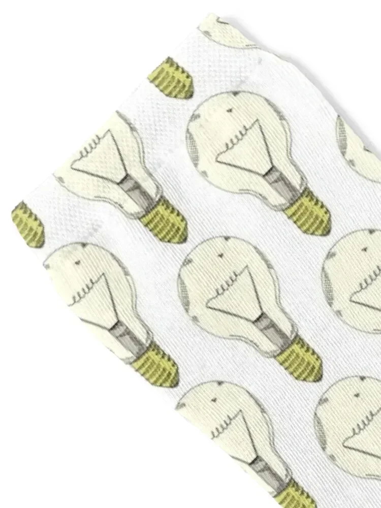 Light bulb Socks cycling valentine gift ideas with print sport Socks Woman Men's