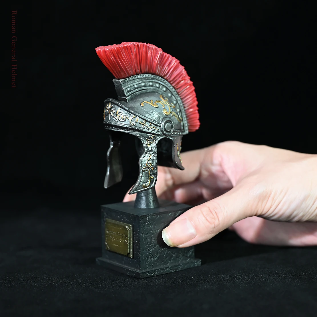 130MM Home decoration craft ancient Rome helmet finished home decoration model LTCP-177