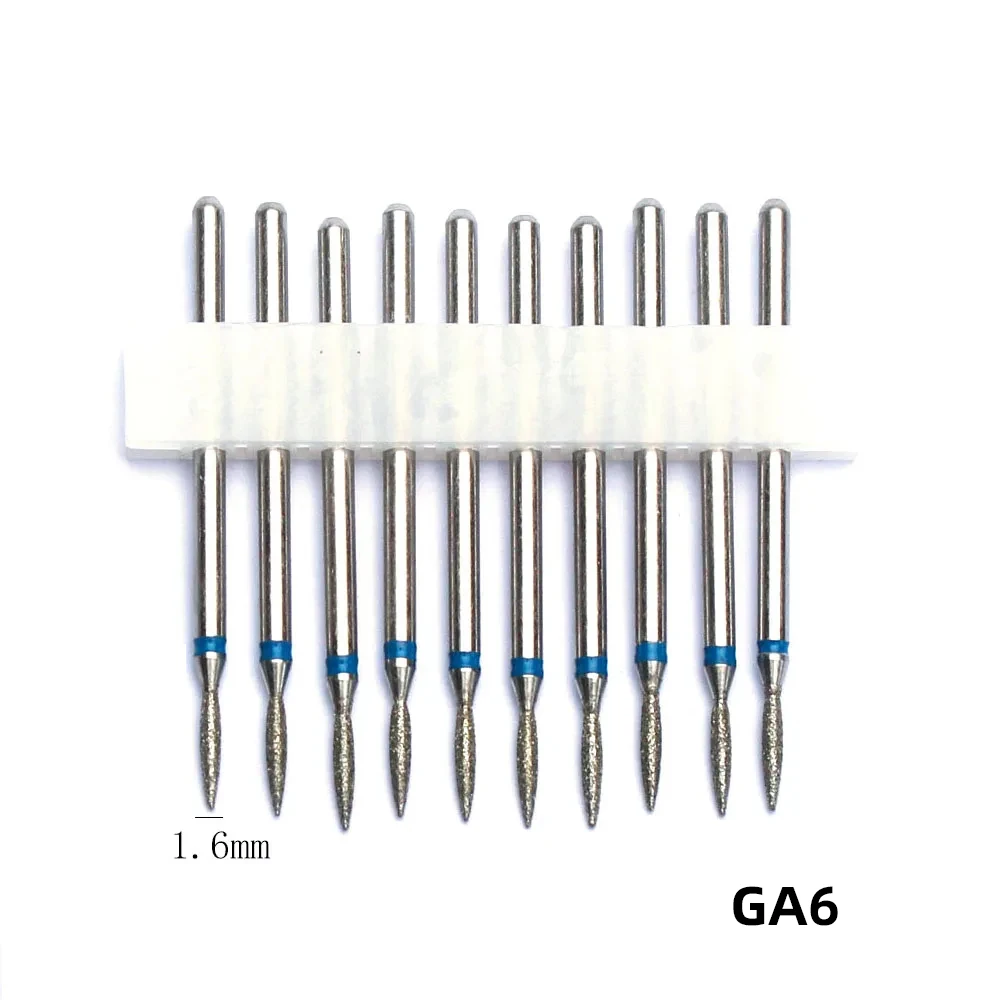 Professionelles Sicherheits-Diamant-Nagelbohrer-Set, 3/32 Zoll Hartmetall-Nagelhaut-Bits für elektrische Maniküre und Pediküre, 10-teilig