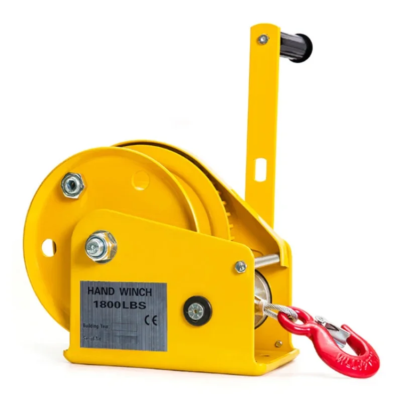 2600LBS Portable Operated Manual Hand Winch