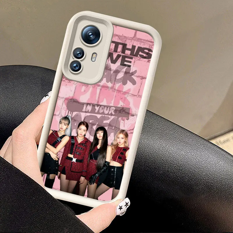 Kpop B-BlackPinks فتاة قضية الهاتف ل Xiaomi POCO F5 M3 M4 M6 زائد X3 X5 X6 برو 5G F3 X4 GT NFC C55 C61 C65 C75 F4 M5S