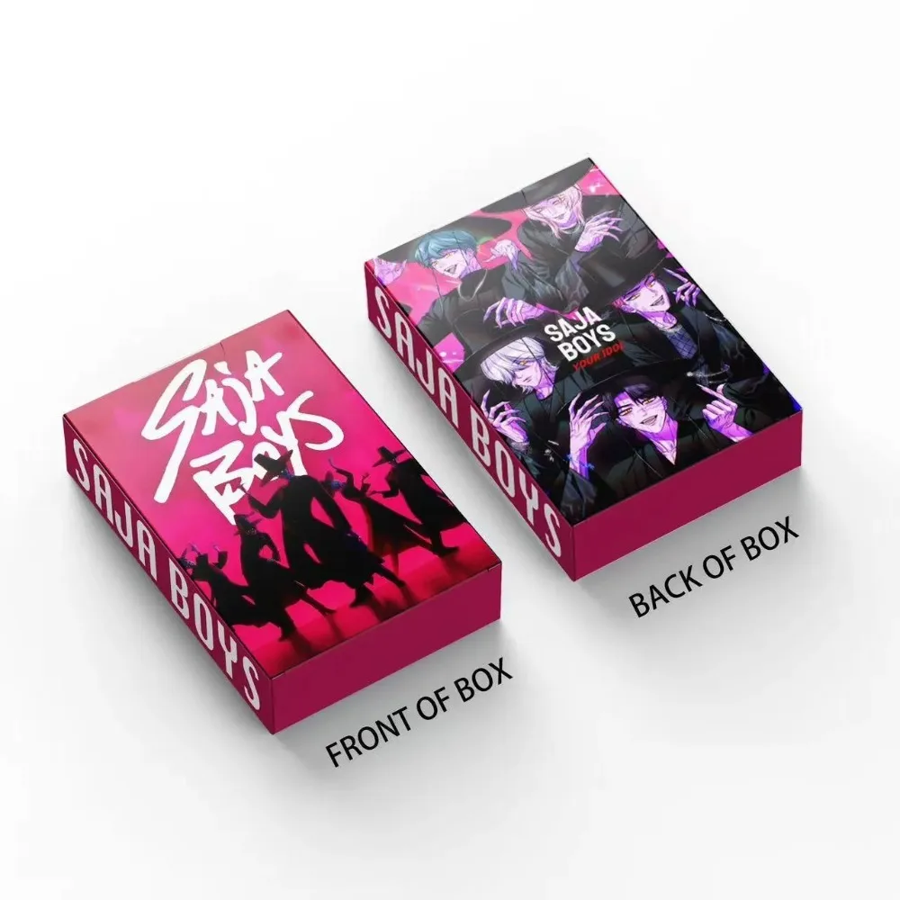 55 قطعة من بطاقات K-POP Demon Hunters/X Saja Boys LOMO - بطاقات صور Demon Hunters Anime HD، هدايا لمقتنيات الأفلام والمشجعين #4