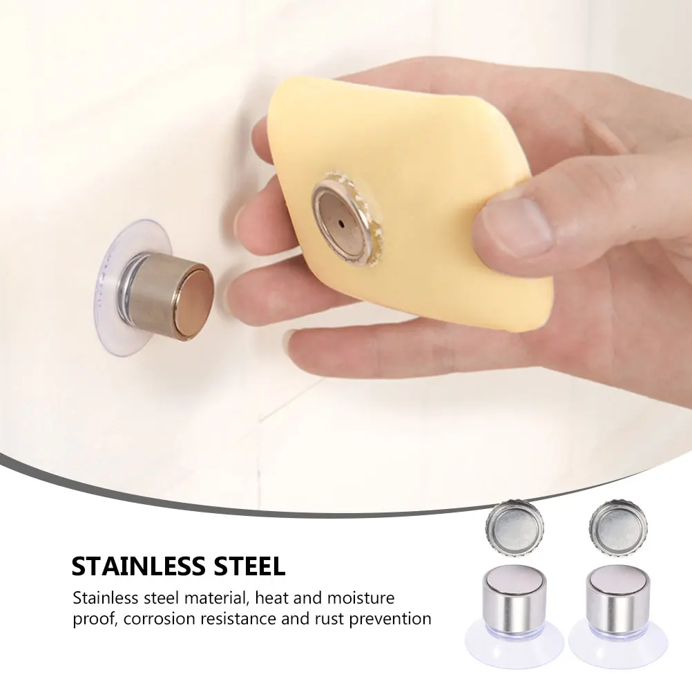 Soap Holder Shower Bar Dish Wall Suction Rack Cup Bathroom Saver Magnet Organizer Mount Savers Hanging Mounted Container