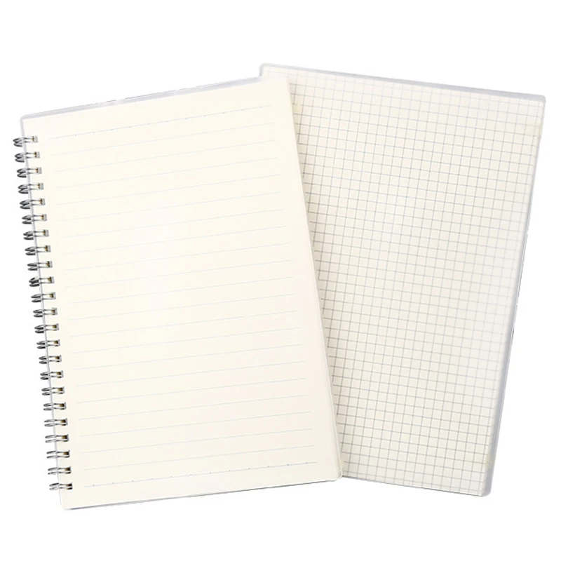 Sketchbook With Matte Cover Line / Grid Wirebound Ruled Sketchbook Perfect For Office School