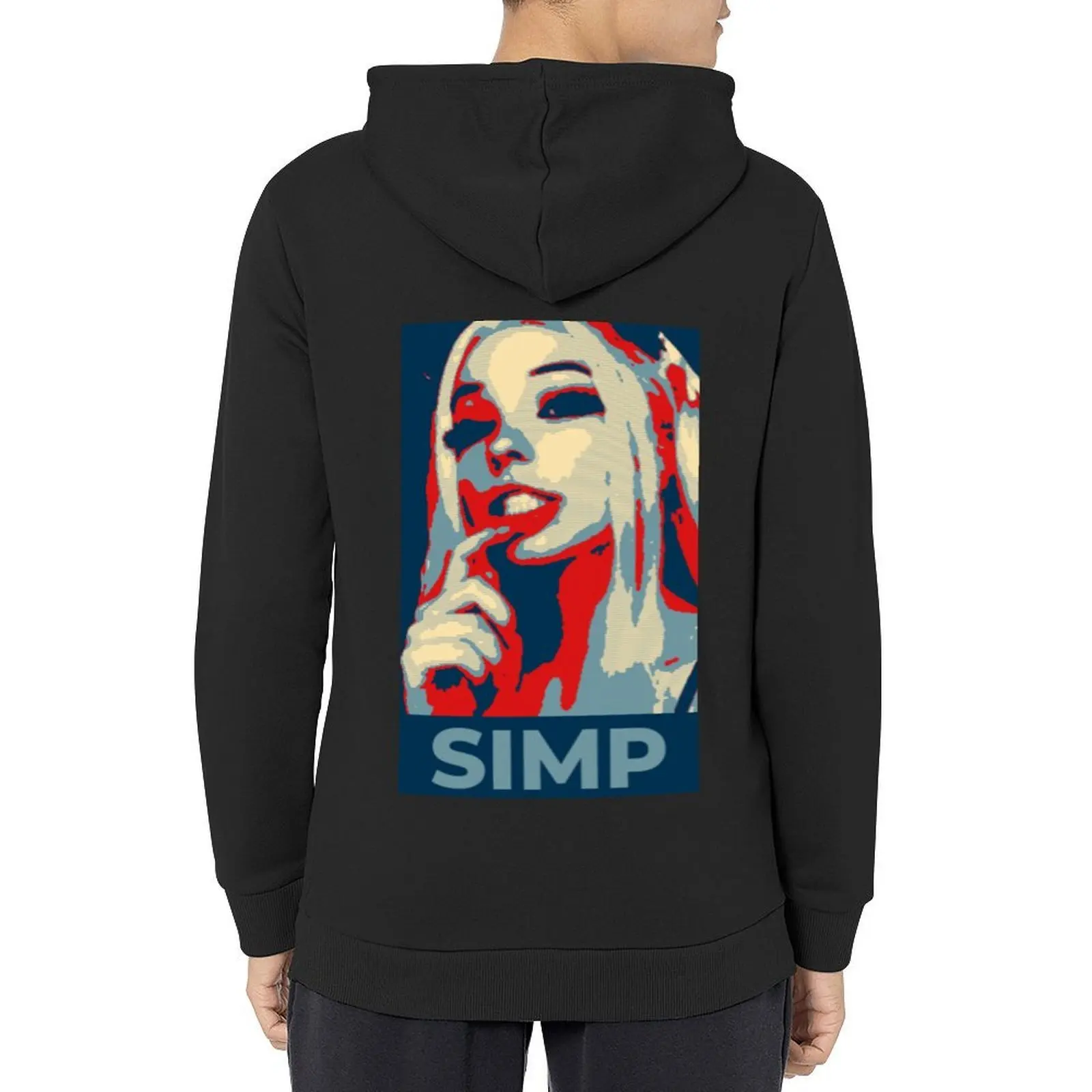 

Belle Delphine SIMP Alert Hoodie men's clothing mens clothes autumn jacket men anime clothing graphic hoodies